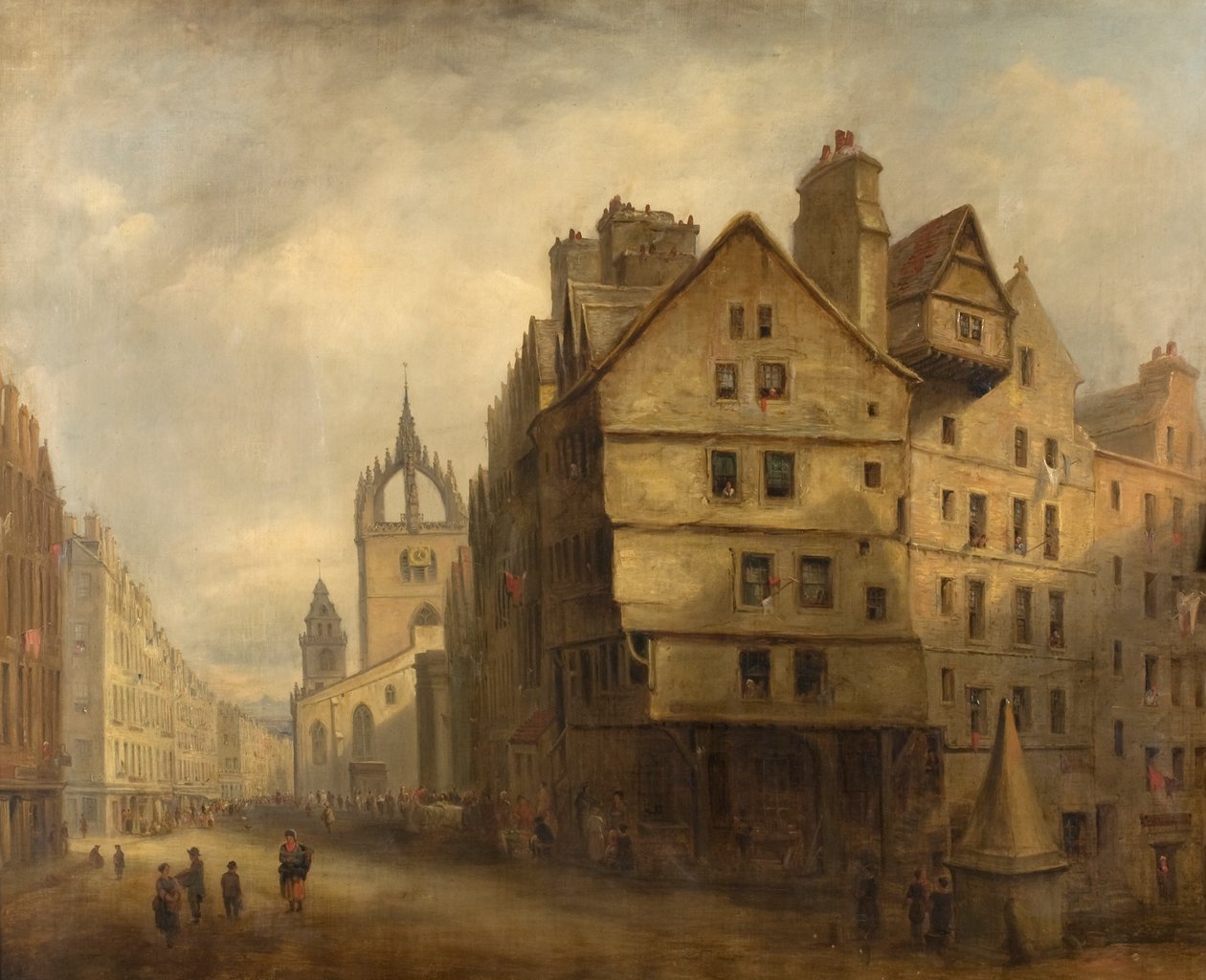 The Old West Bow, Edinburgh av Henry G. Duguid