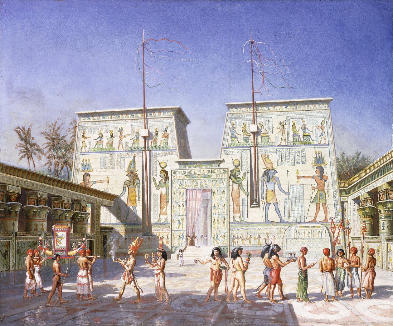 Templet i Philae av Henry Hardinge Cunynghame