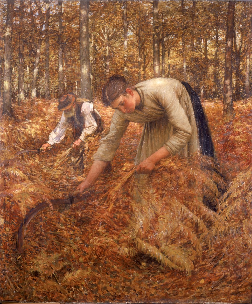 Samling Bracken, c.1899 av Henry Herbert La Thangue