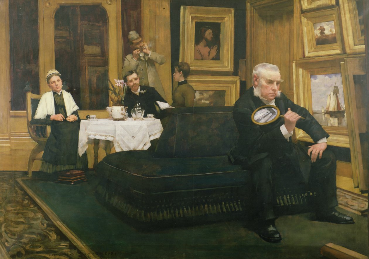 Connoisseur, 1887 av Henry Herbert La Thangue
