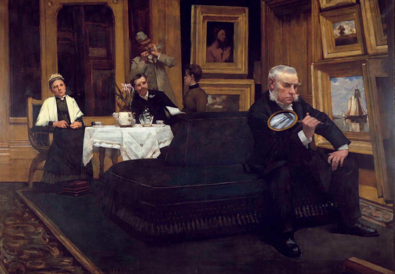 The Connoisseur, 1887 av Henry Herbert La Thangue