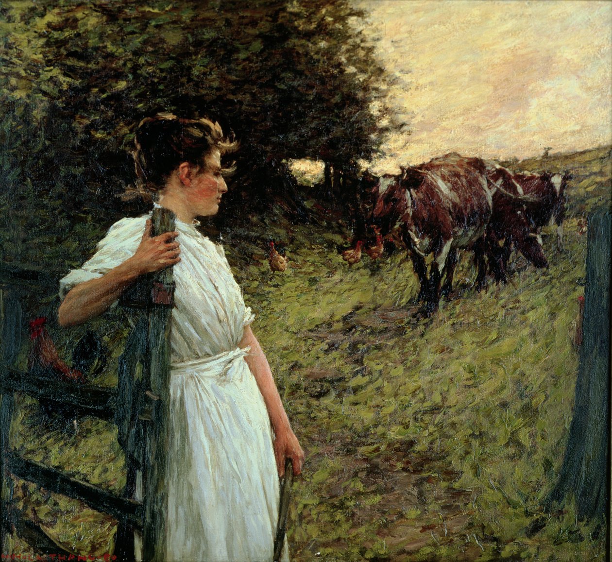 Böndernas dotter, 1890-talet av Henry Herbert La Thangue