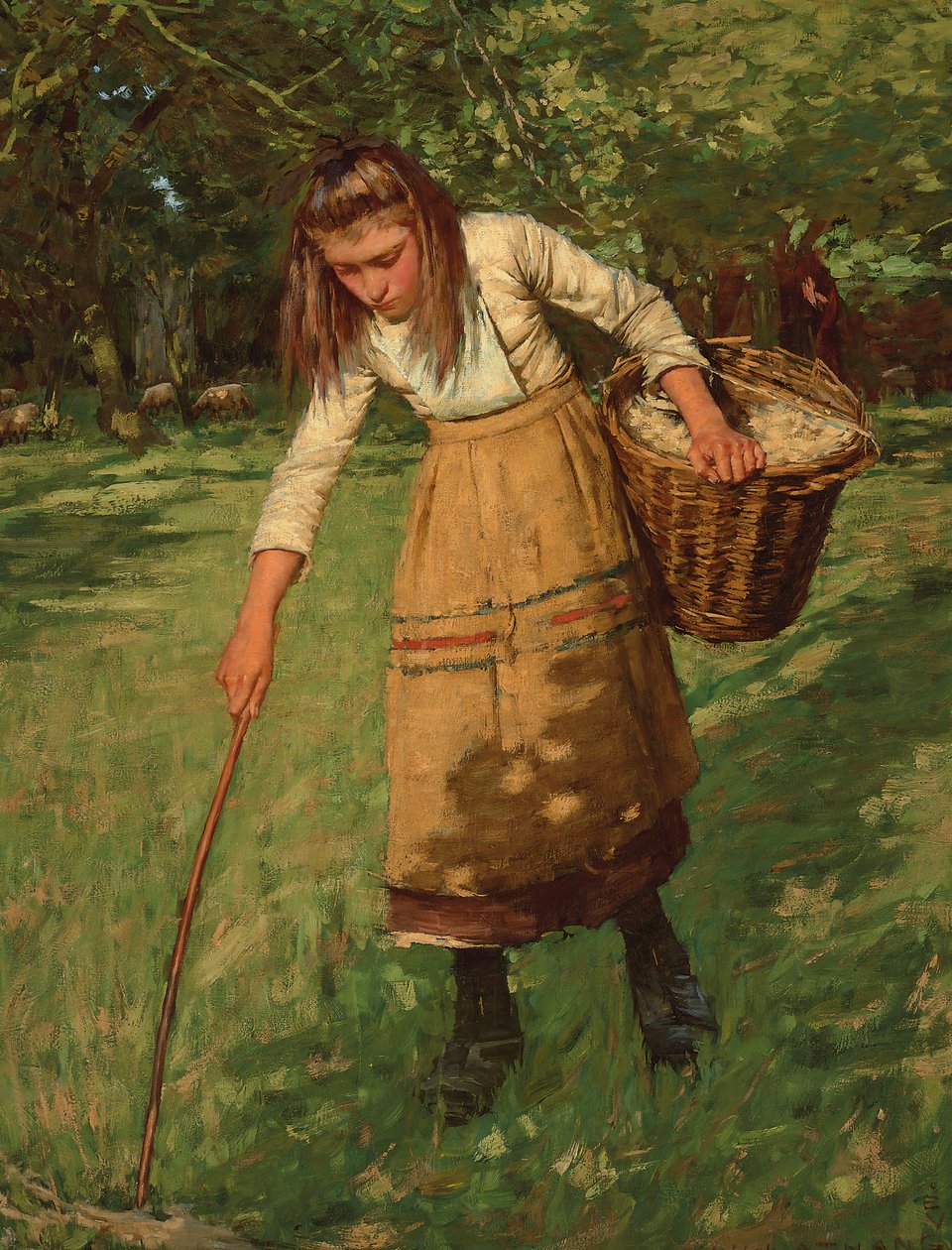 Ullsamlaren, av Henry Herbert La Thangue