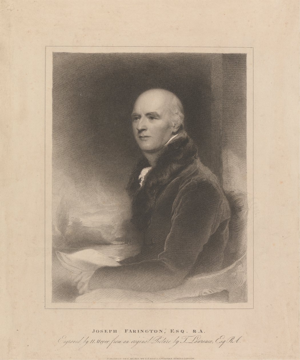 Joseph Farington, Esq. R.A. av Henry Hoppner Meyer