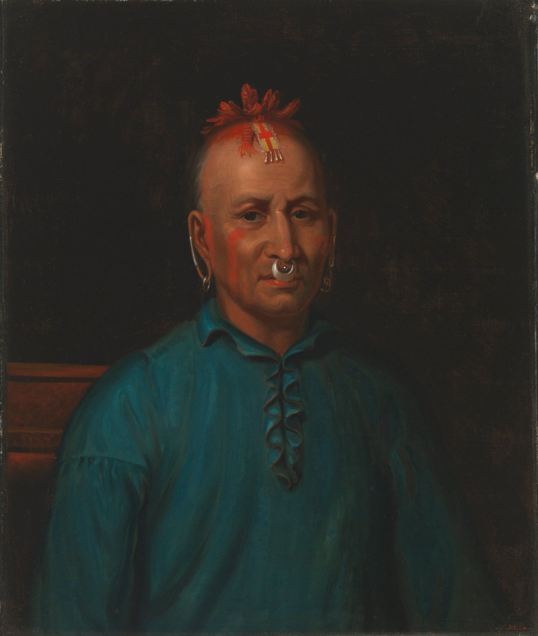 Kish-Kallo-Wa (familj Algonquian-stam Shawnee) av Henry Inman