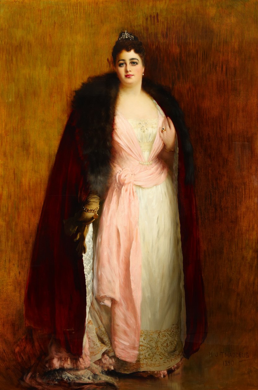 Mrs Ada Lewis-Hill (1844–1906) av Henry Jones Thaddeus
