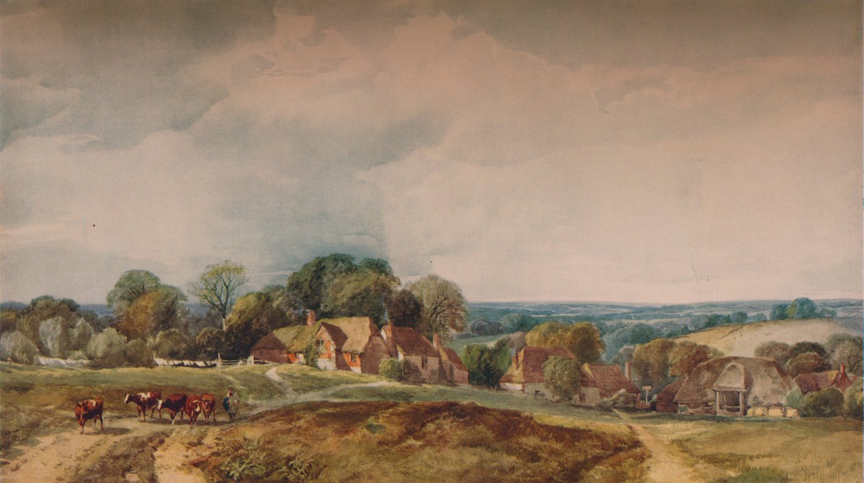 A Kentish View, c1845 av Henry Jutsum