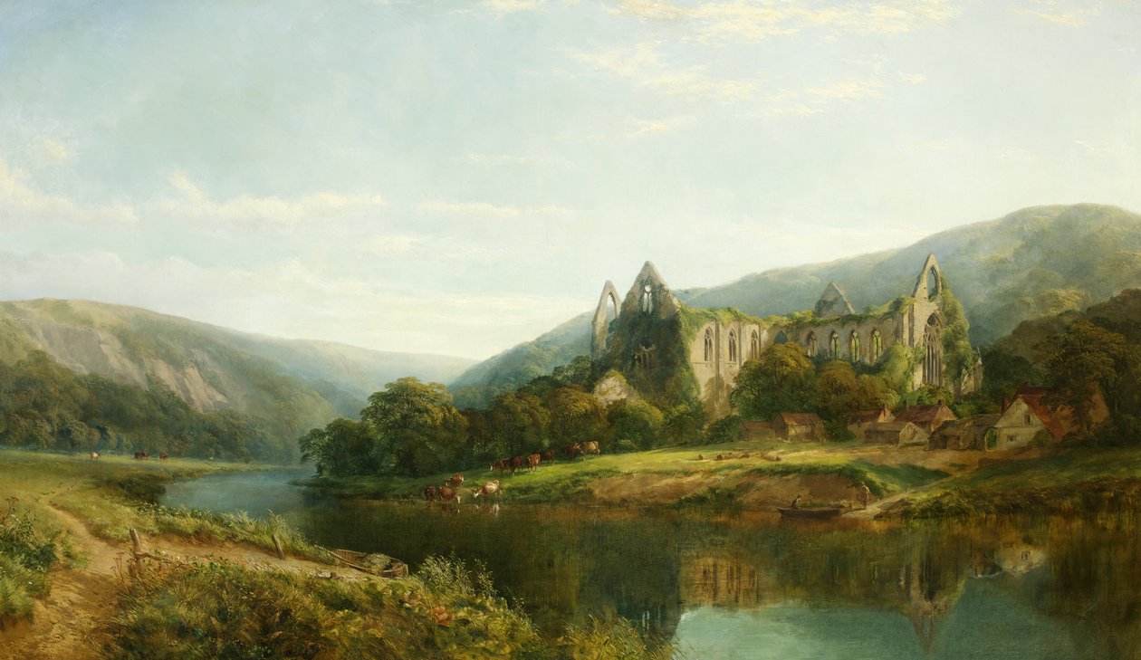 Tintern Abbey, 1861 av Henry Jutsum