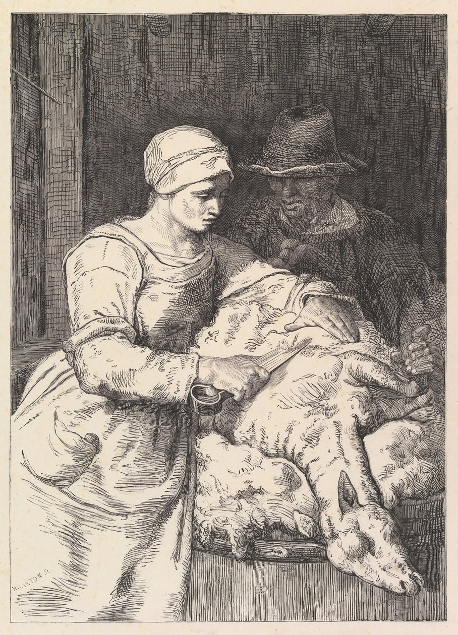 Fårklipparen, 1800-talet. av Henry Linton
