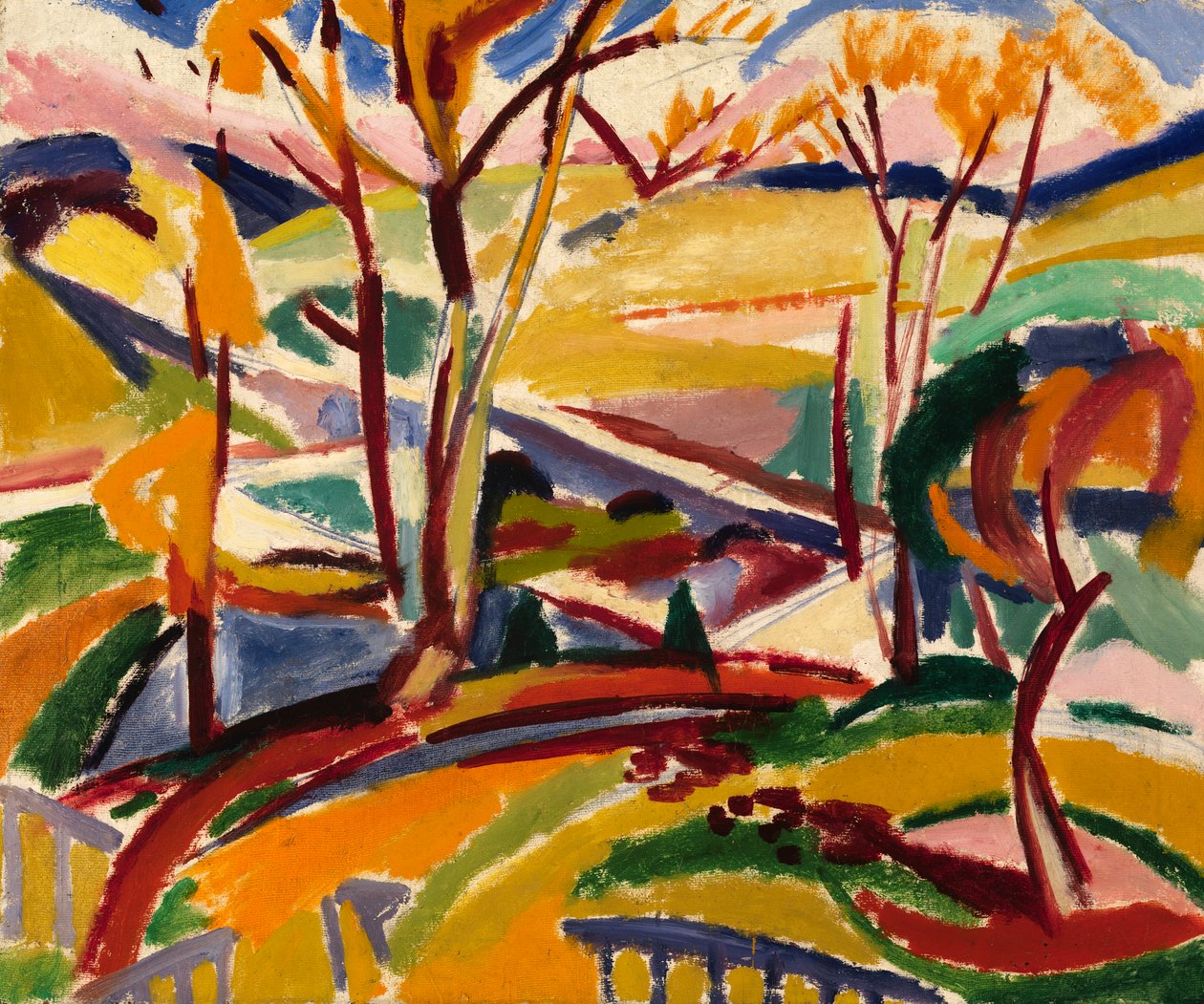 Valley Falls I, 1915. av Henry Lyman Saÿen
