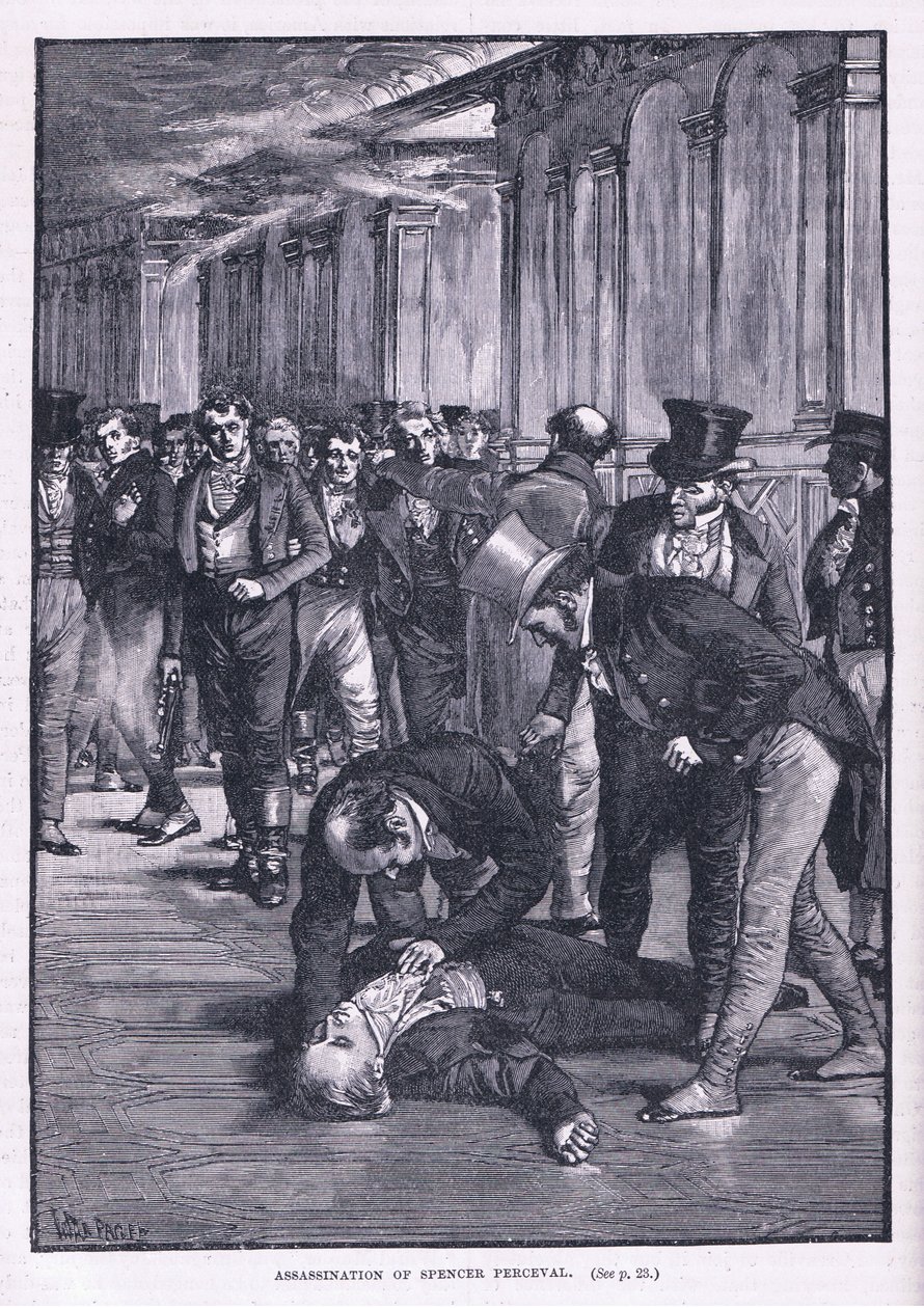 Mordet på Spencer Perceval av Henry Marriott Paget