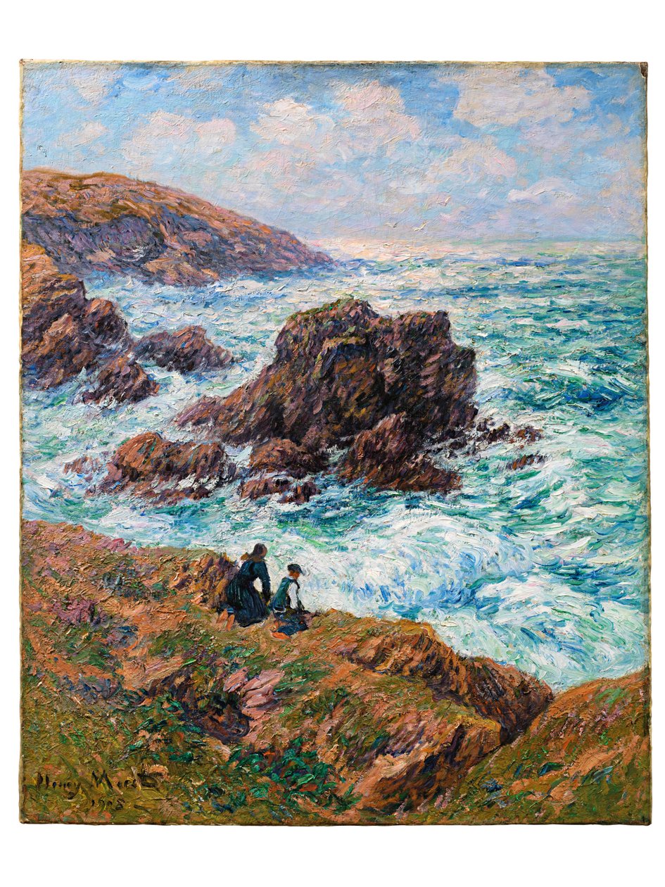 Coast of Clohars, Finistère, 1908 av Henry Moret