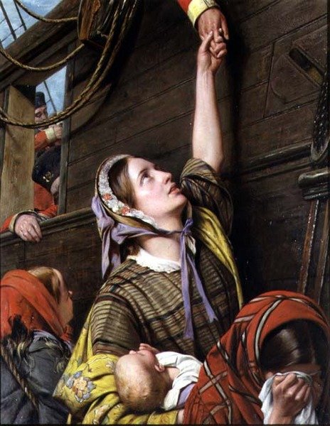 Eastward Ho!, 1857 av Henry Nelson ONeil