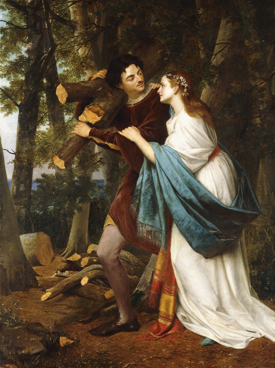Skogsälskare, av Henry Nelson ONeil