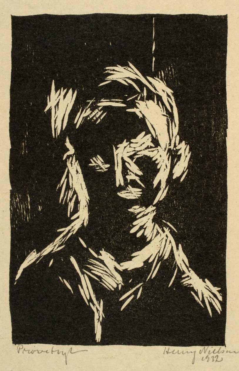 Pojkeporträtt av Henry Nielsen