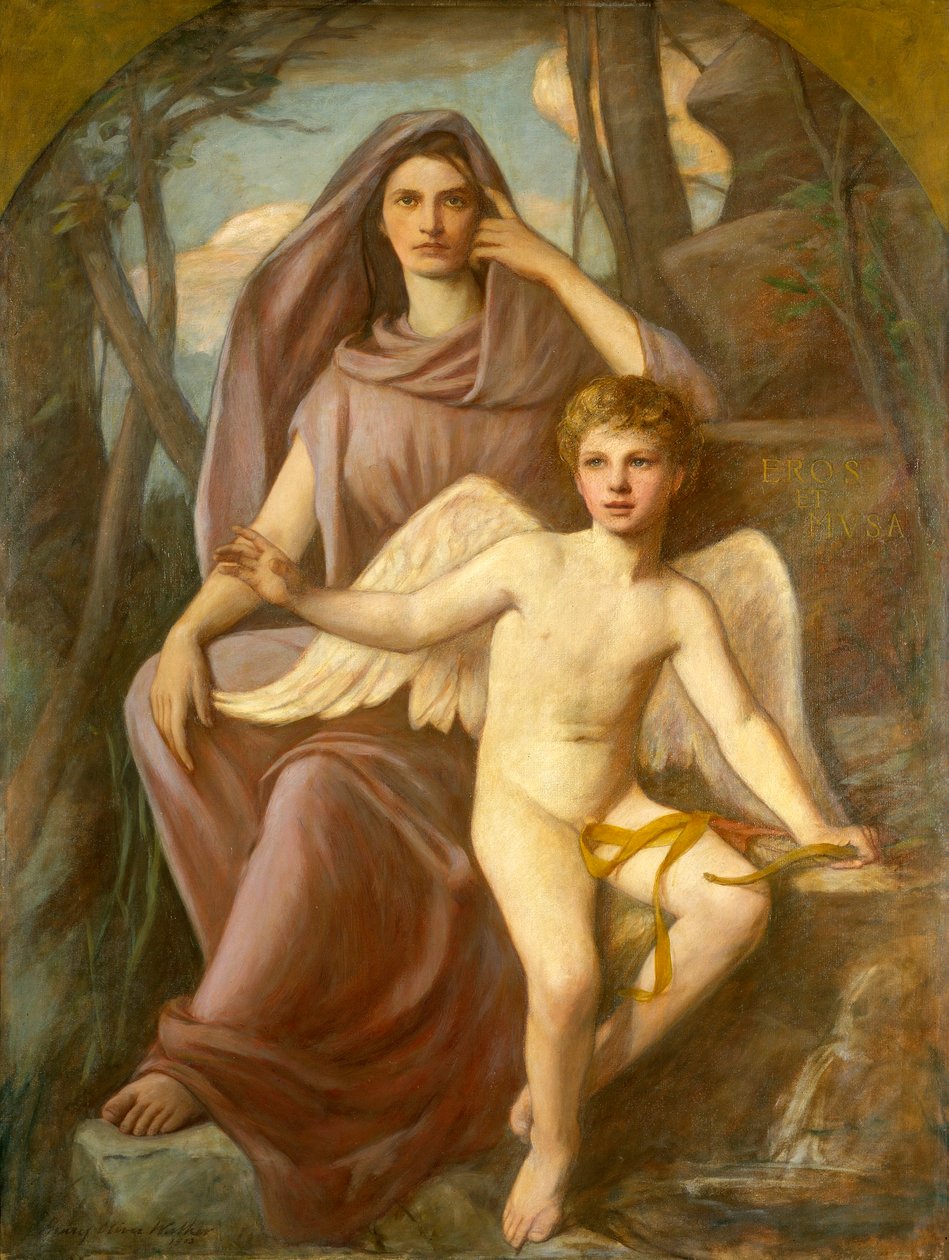 Eros och Musa av Henry O. Walker