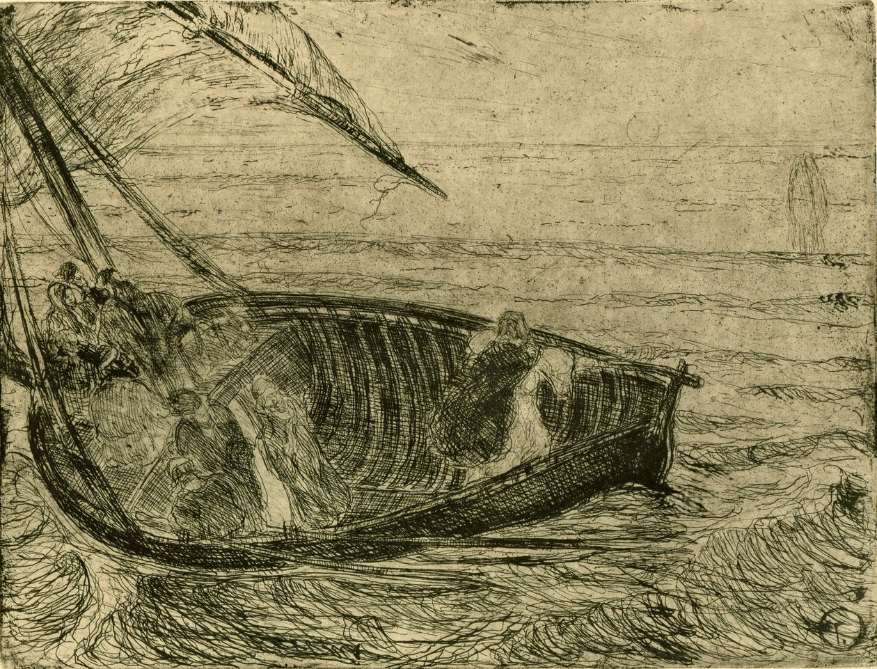 Kristus går på vattnet av Henry Ossawa Tanner
