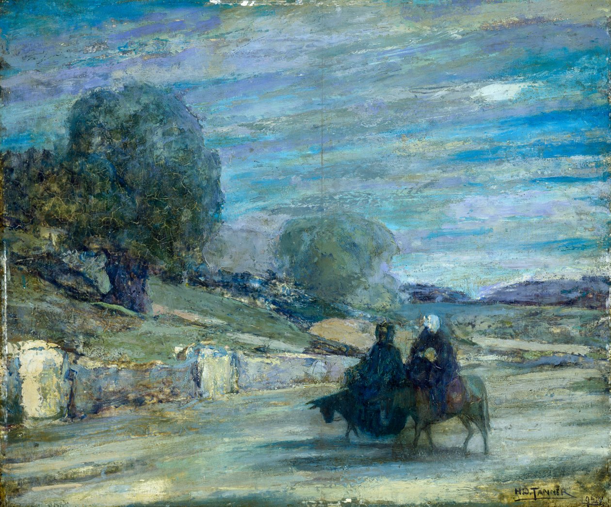 Flyg till Egypten, 1921 av Henry Ossawa Tanner