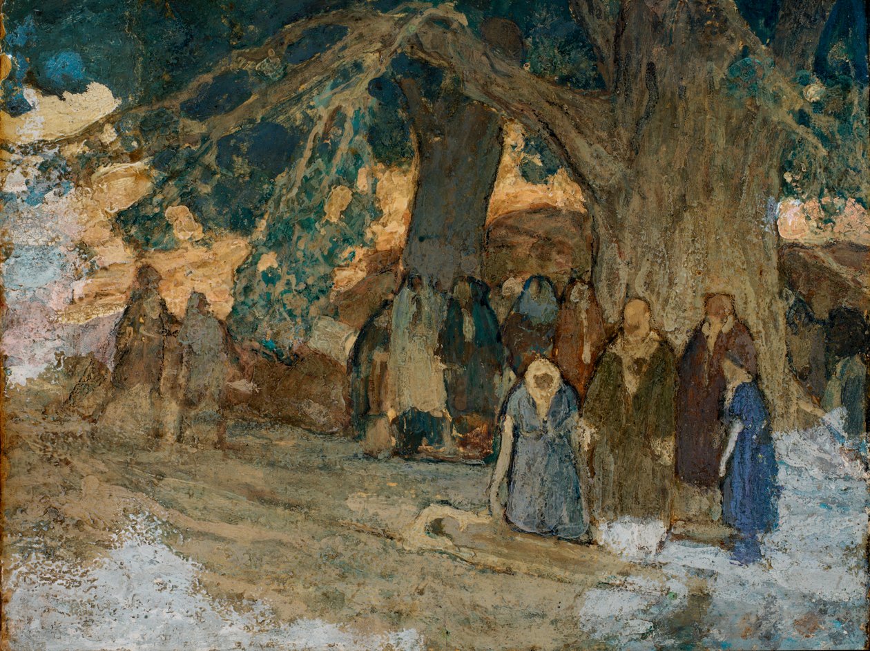 Han botade de sjuka, ca. 1930. av Henry Ossawa Tanner
