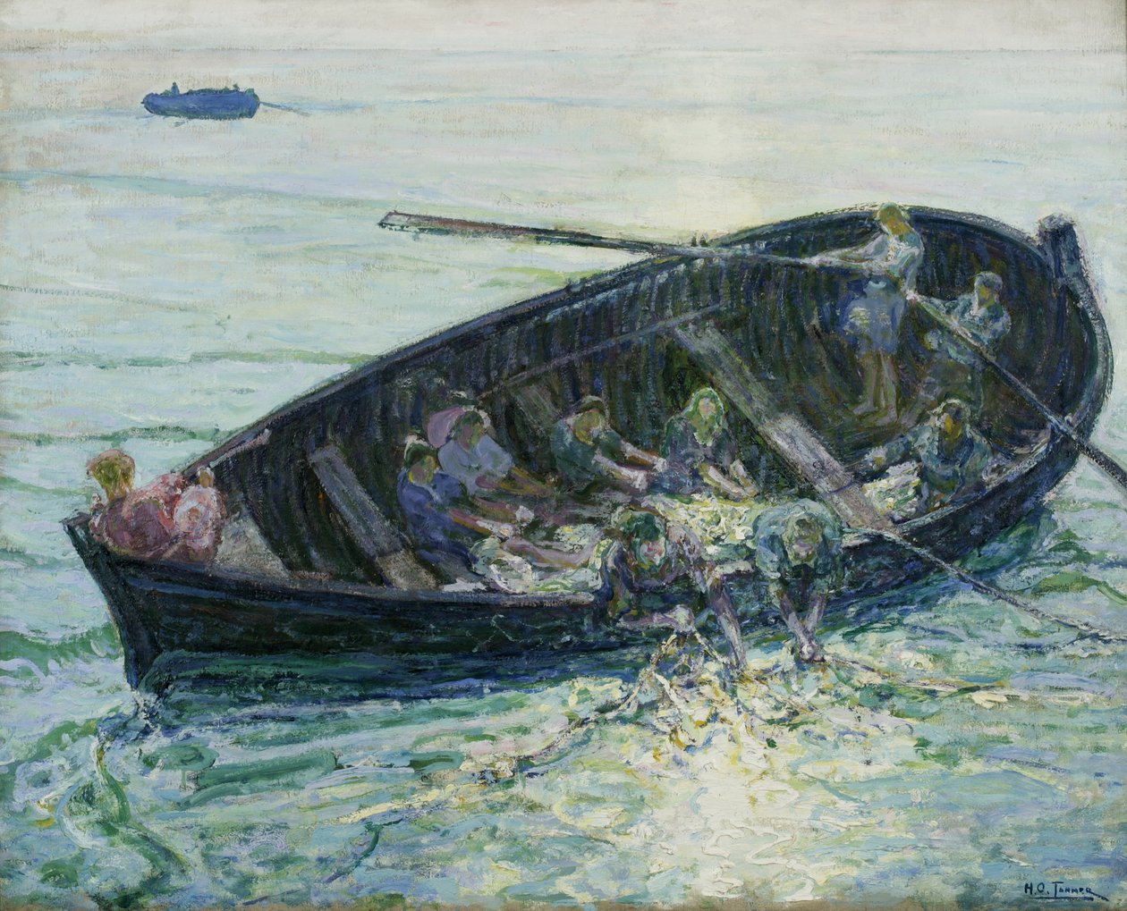The Miraculous Haul of Fishes, c.1913-14 av Henry Ossawa Tanner