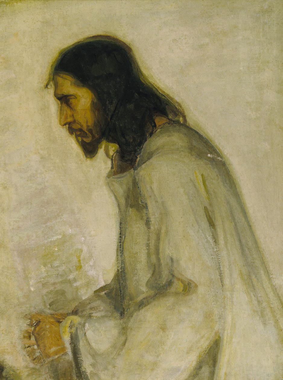 Frälsaren, ca. 1900-1905. av Henry Ossawa Tanner