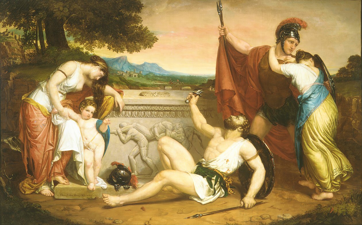 Krigets löner, 1848. av Henry Peters Gray