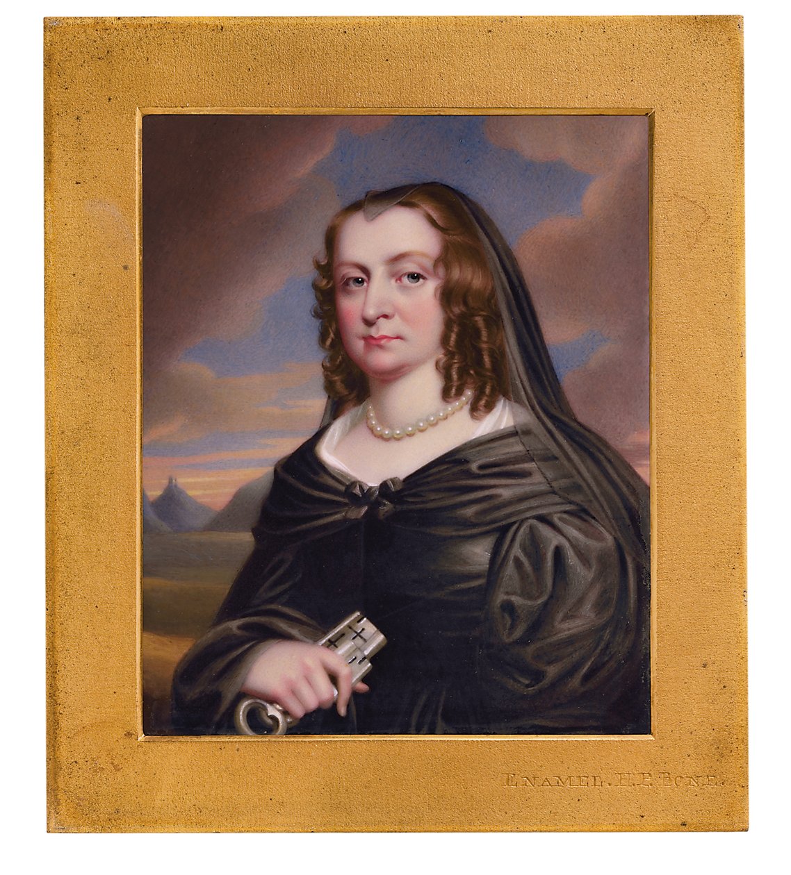 Lady Bankes, född Mary Hawtrey av Henry Pierce Bone