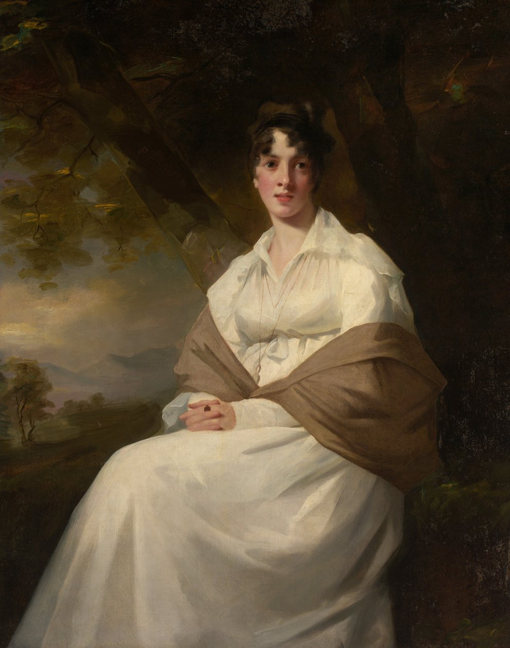 Lady Maitland Catherine Connor, död 1865. av Henry Raeburn
