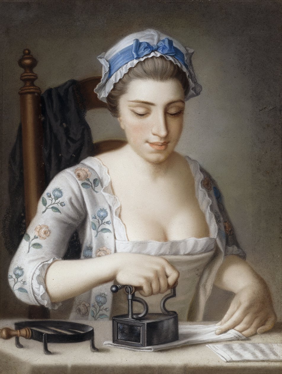 En piga stryker, av Henry Robert Morland