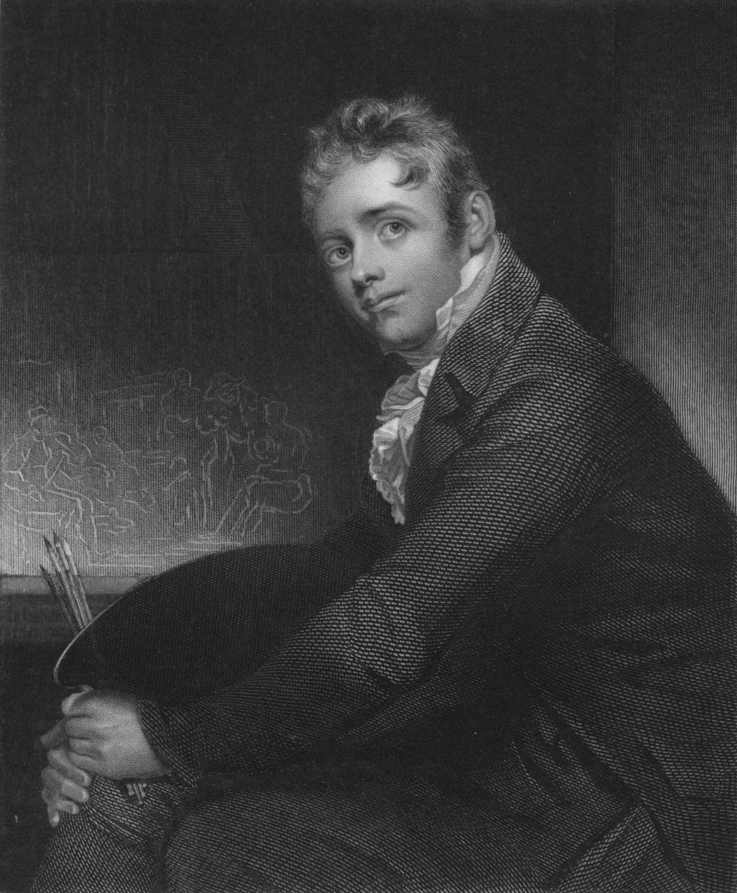 David Wilkie, Esq. R.A., 1834. av Henry Robinson