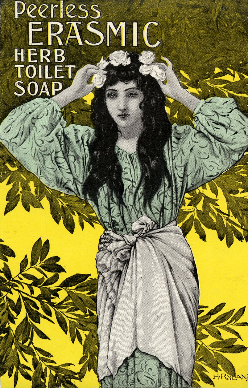 Peerless Erasmic Soap, 1800-talet av Henry Ryland