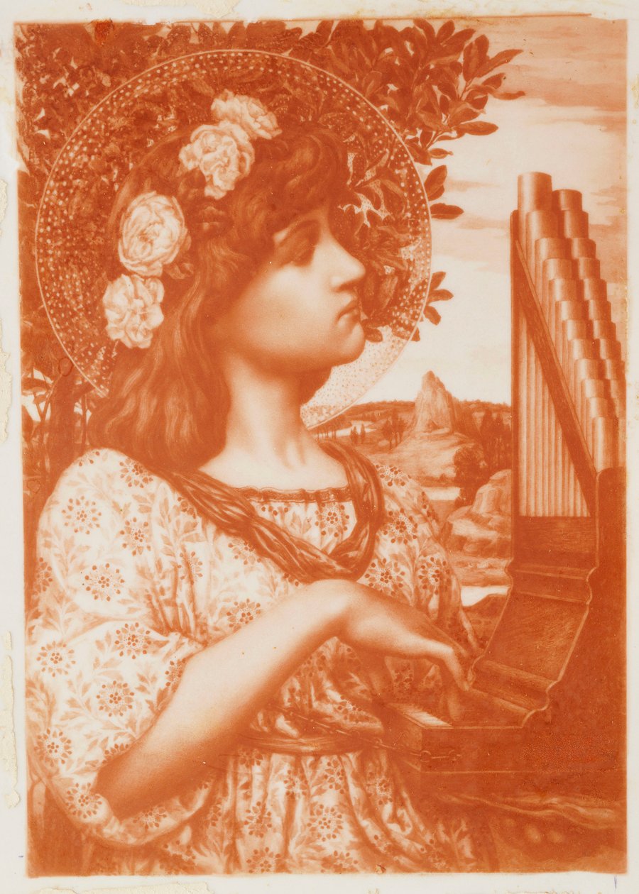 Heliga Cecilia av Henry Ryland