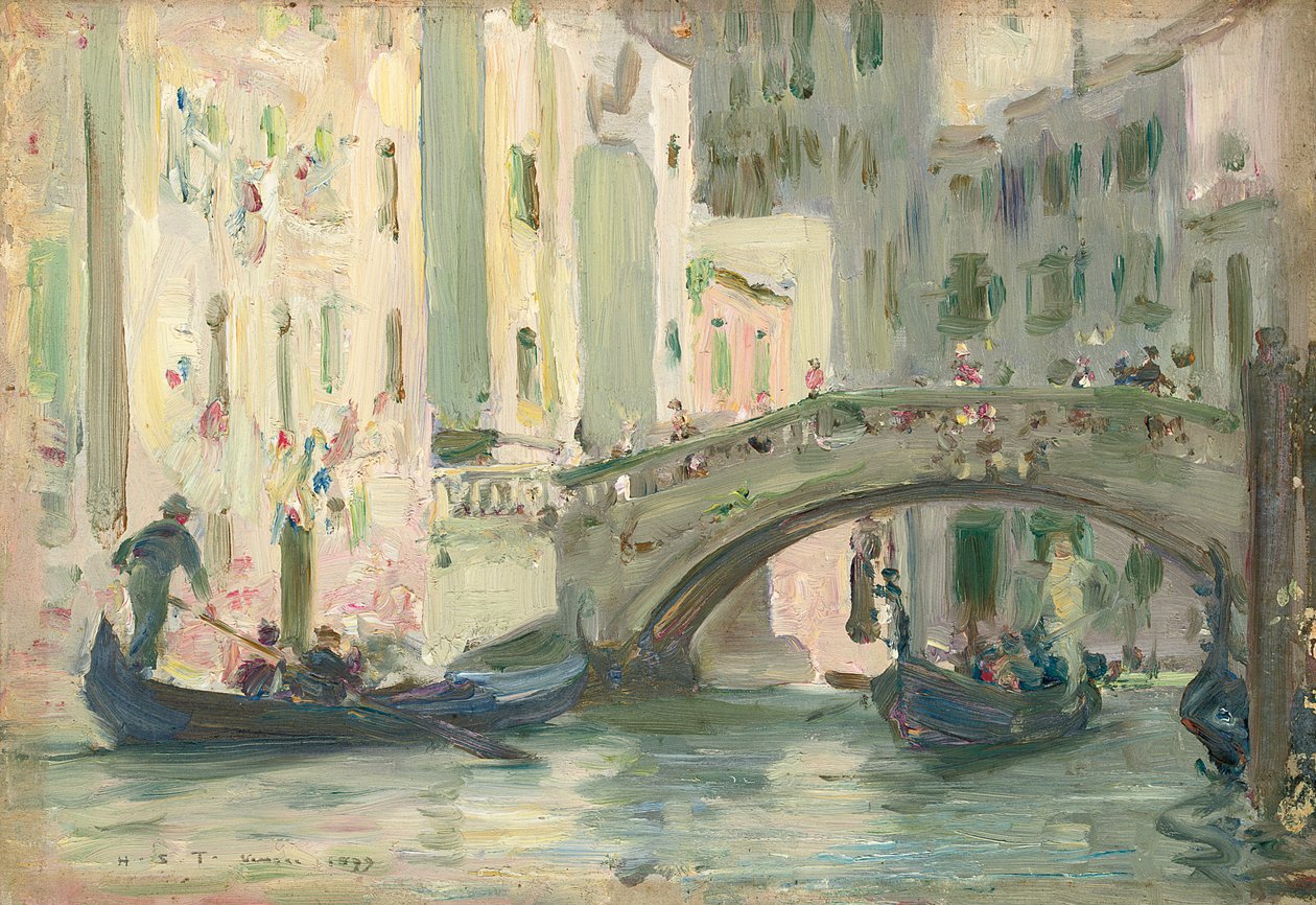 En kanal i Venedig, 1899 av Henry Scott Tuke