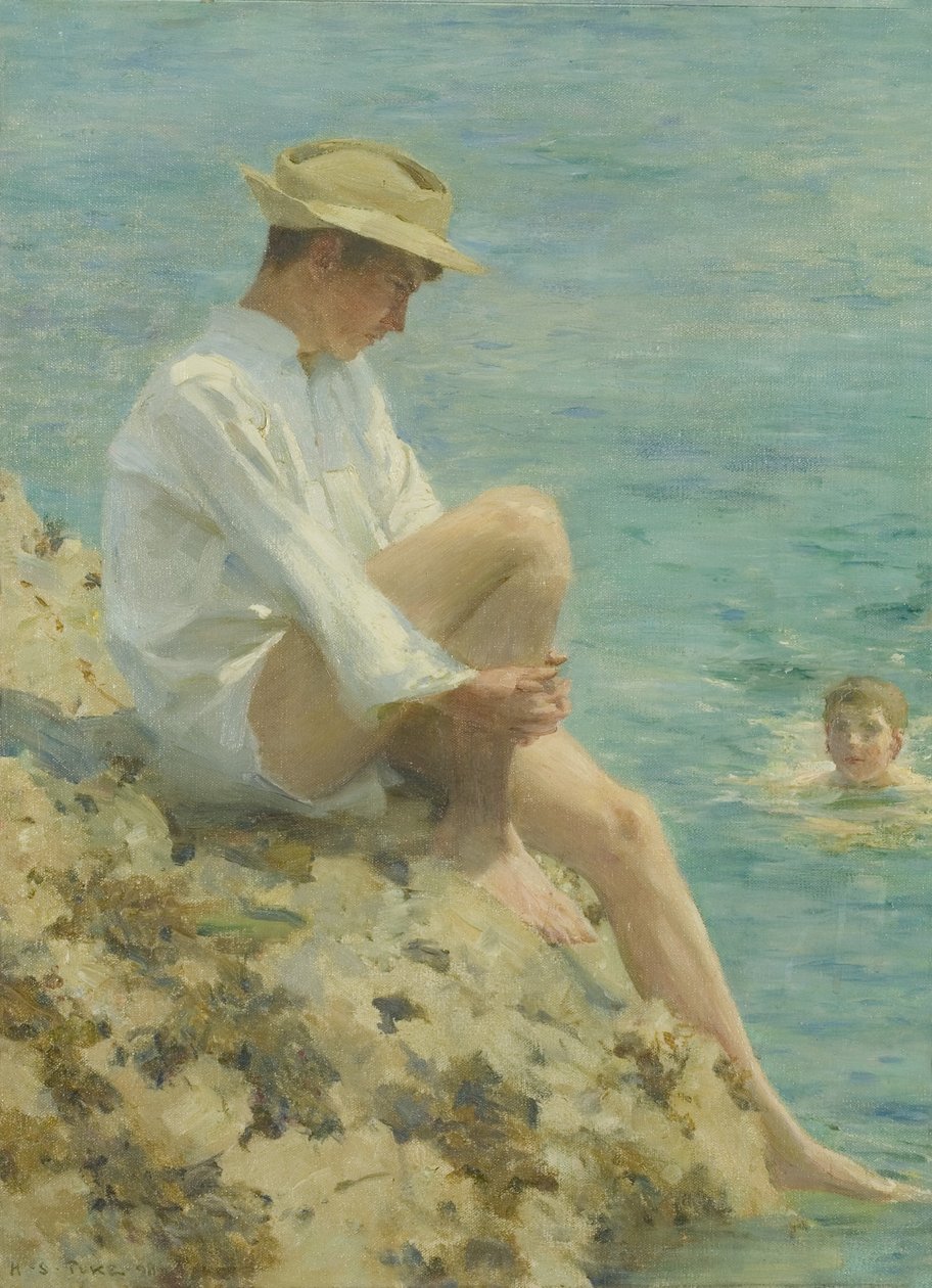 Pojkar som badar av Henry Scott Tuke