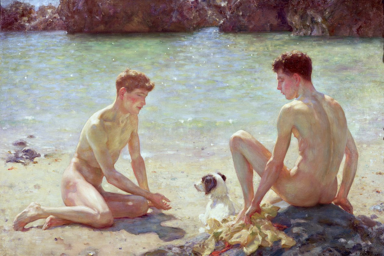 Kamrater, 1924 av Henry Scott Tuke