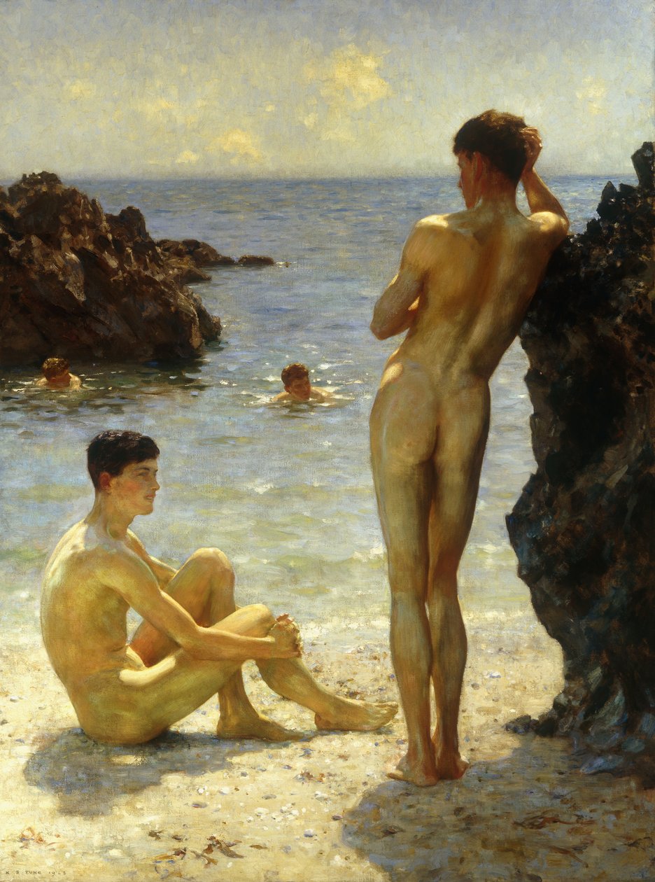 Lovers of the Sun, 1923 av Henry Scott Tuke