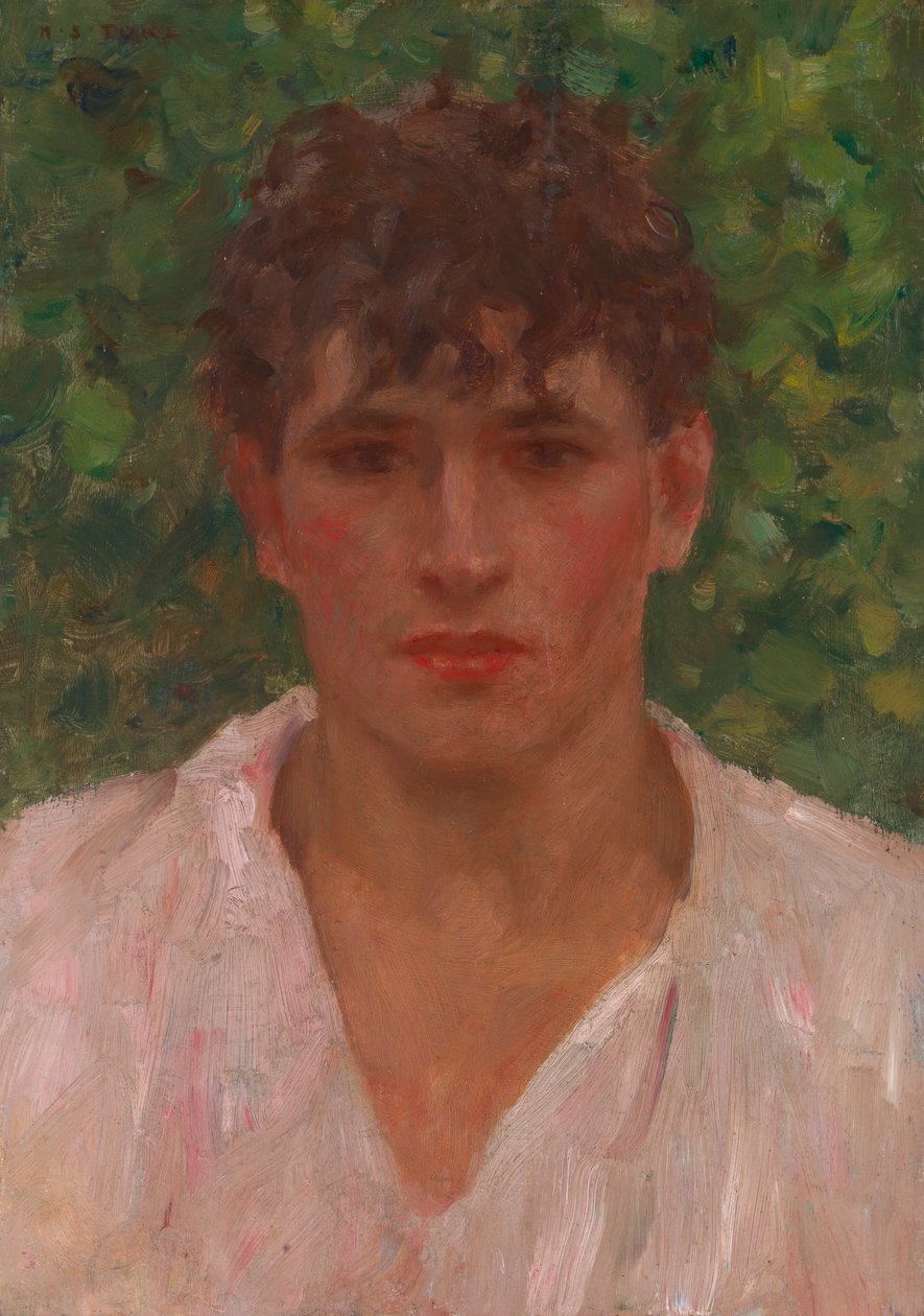 Porträtt av Nicola Luciani av Henry Scott Tuke
