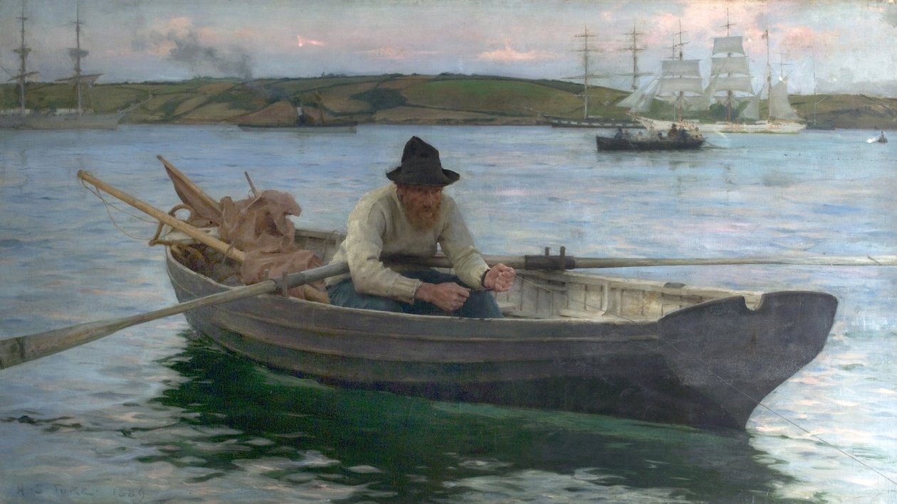 Fiskaren, 1888-89 av Henry Scott Tuke