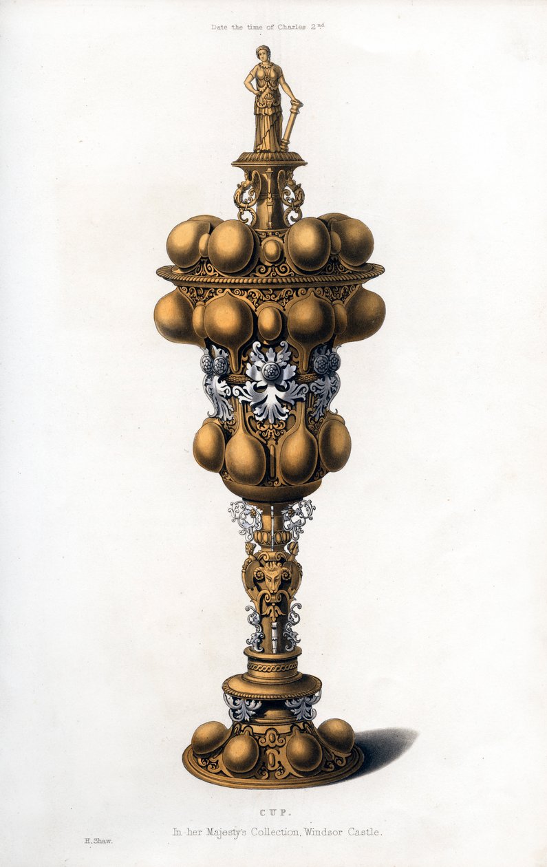 Cup, tidigt 1600-tal, 1843. av Henry Shaw