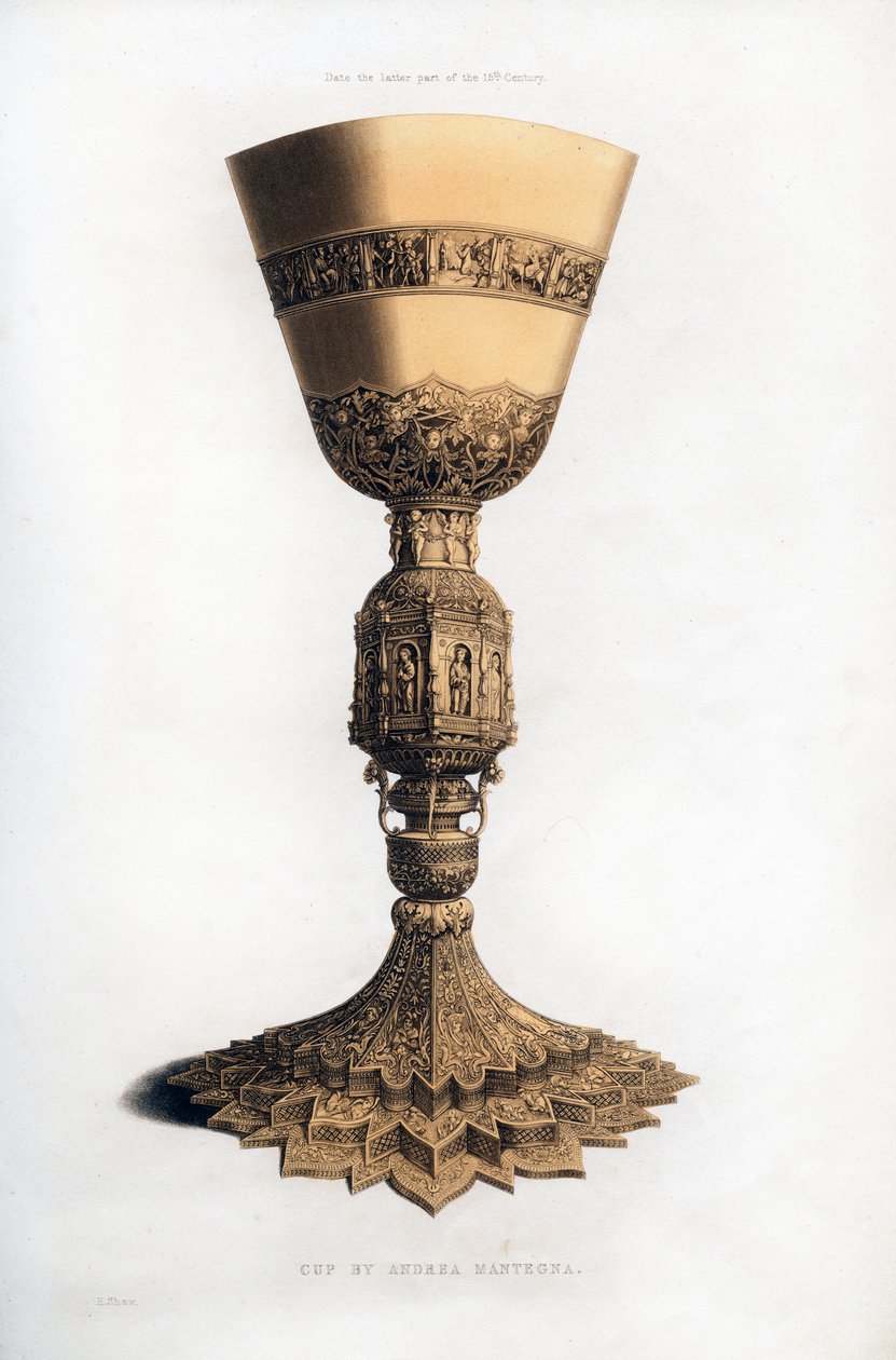Cup, sent 1400-tal, 1843. av Henry Shaw