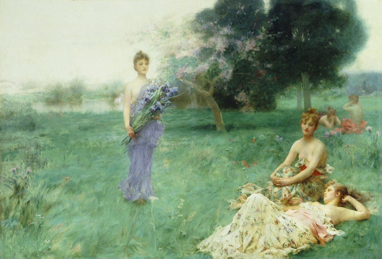 "Flower Of Luce", av Henry Siddons Mowbray