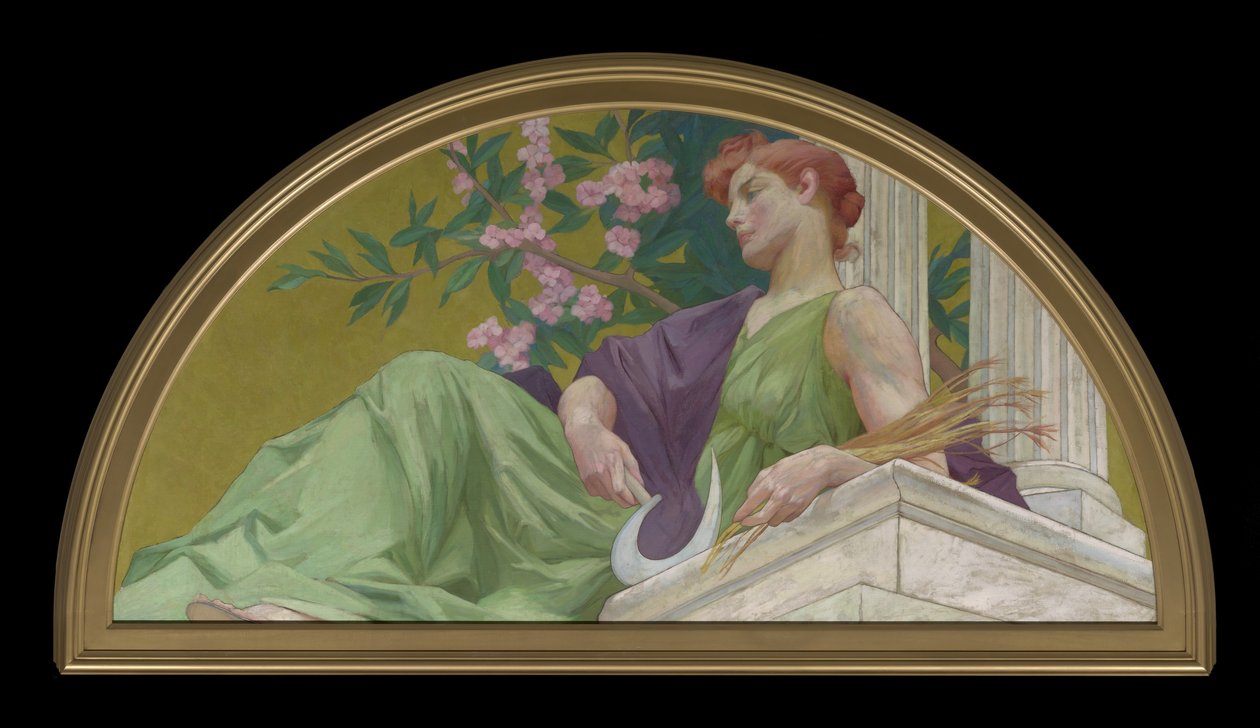 Jordbruksmusa, 1893 av Henry Siddons Mowbray
