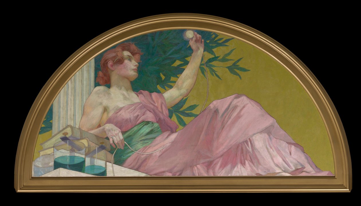 Muse of Electricity av Henry Siddons Mowbray
