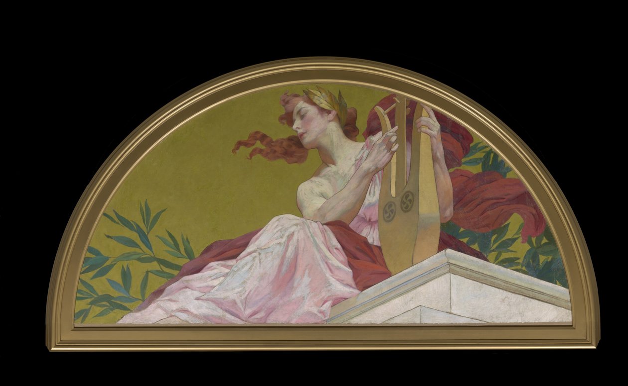Musa för lyrisk poesi, 1893 av Henry Siddons Mowbray