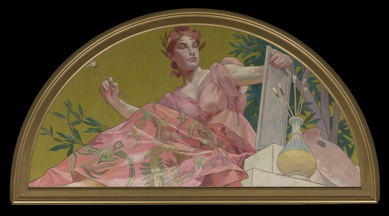 Muse of Painting, 1893 av Henry Siddons Mowbray