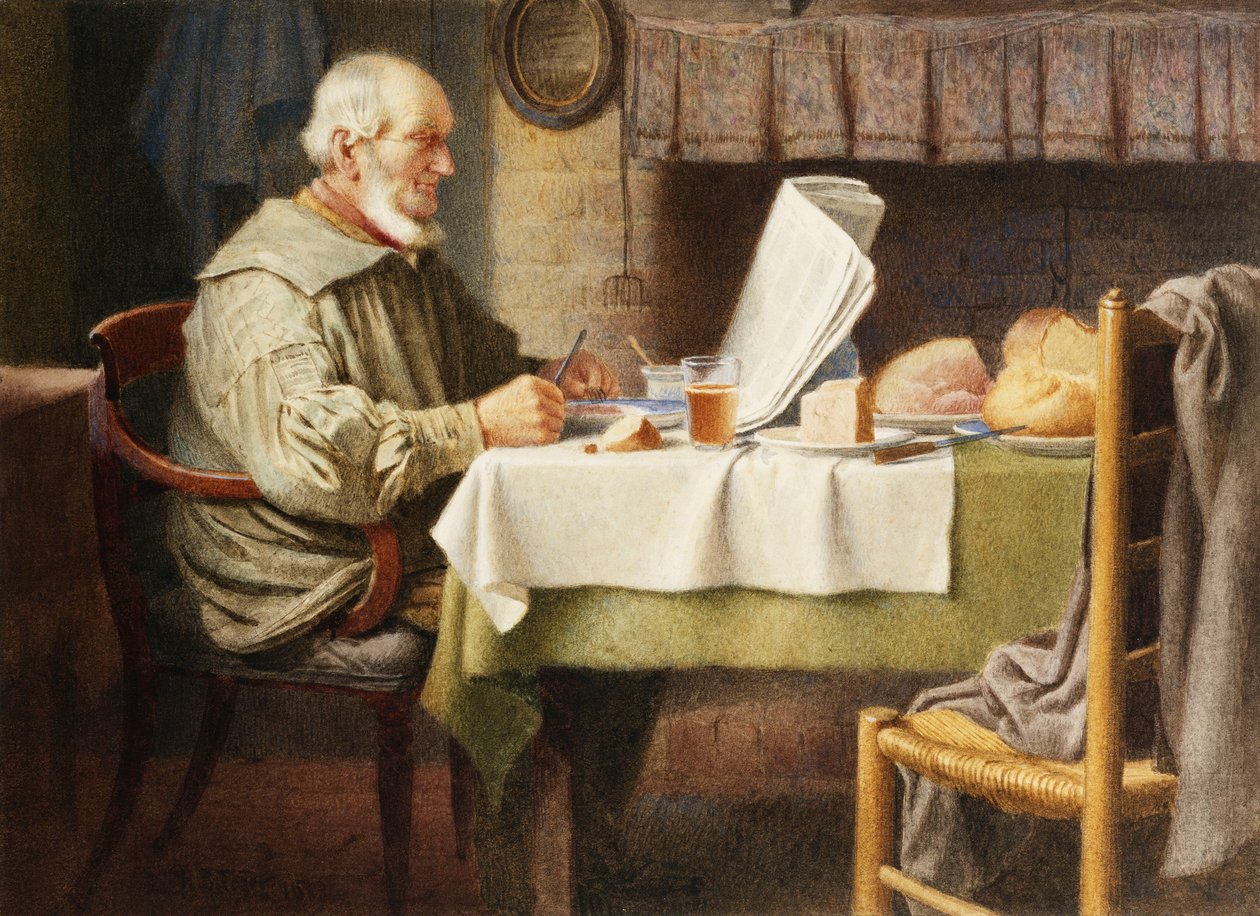 Läser nyheterna av Henry Spernon Tozer