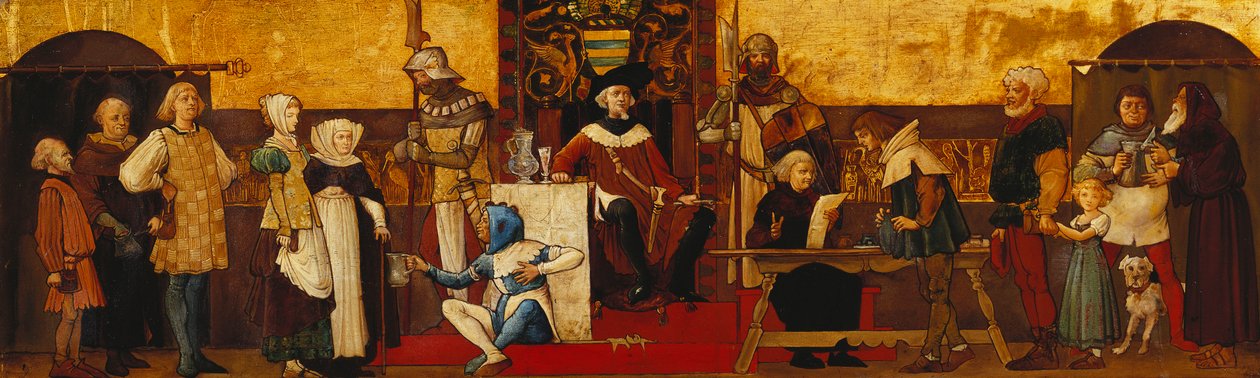Samla in skatter, av Henry Stacey Marks