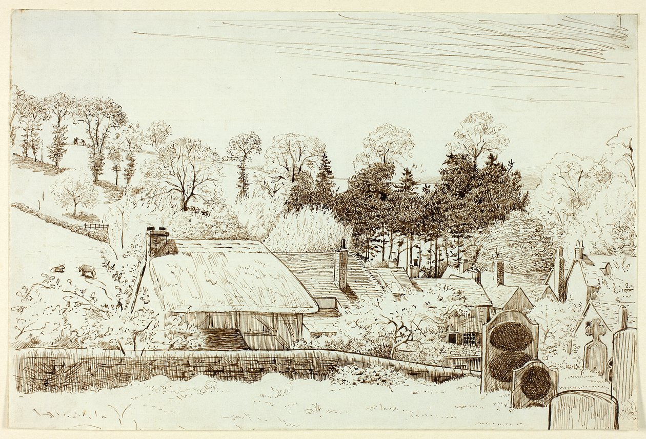 Kyrkogård av Henry Stacy Marks