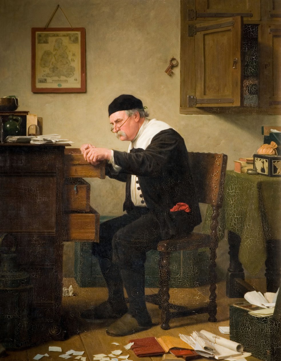 Var är det, 1882. av Henry Stacy Marks
