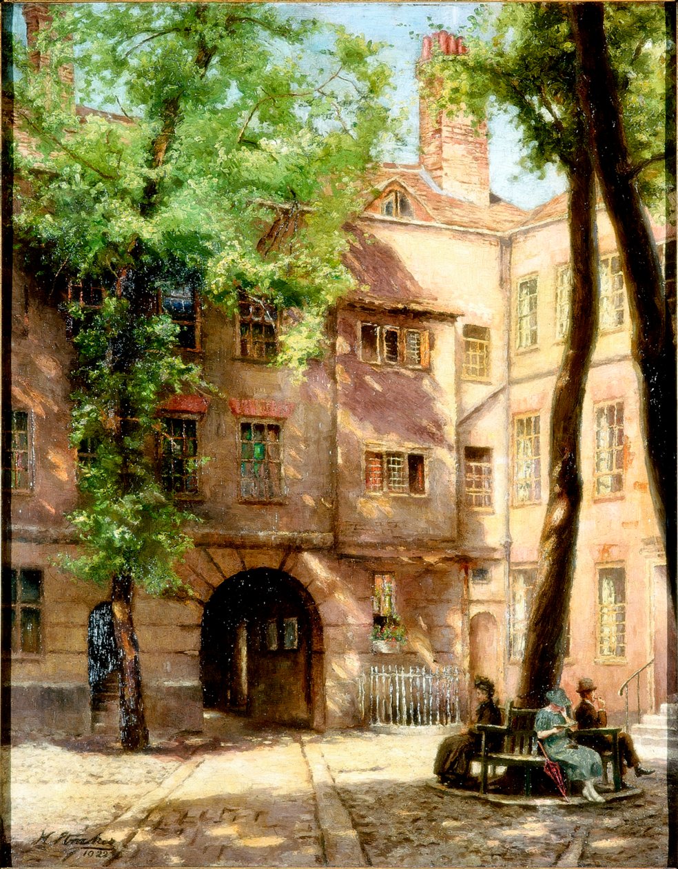 Hannovertorget, 1922 av Henry Straker